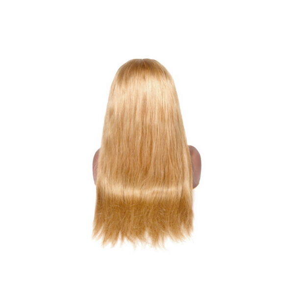 Colored Wig #8 #27 Color Straight Human Hair Headband Wig - Image 4